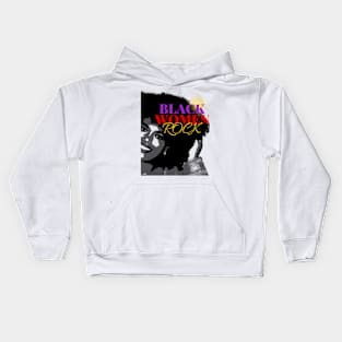 Black Women Rock Kids Hoodie